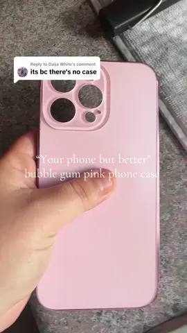 Replying to @Daija White this phone case looks so much like your actual phone #pinkphonecase #pinkaesthetic #pinkgirly #phonecase 