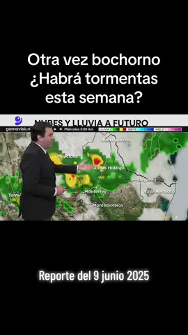 ¿Habrá tormentas esta semana? Luego de un muy bochornoso y soleado lunes en Monterrey, reaparece el potencial de chubascos aislados en sierras el martes por la tarde. Mayor expectativa de precipitaciones durante la madrugada y primeras horas de la mañana del miércoles al avanzar una extensa área de tormentas por la región. #PronósticoDelTiempo #Clima #Monterrey #NuevoLeón #lluvias #tormentas #GamavisiónMX 