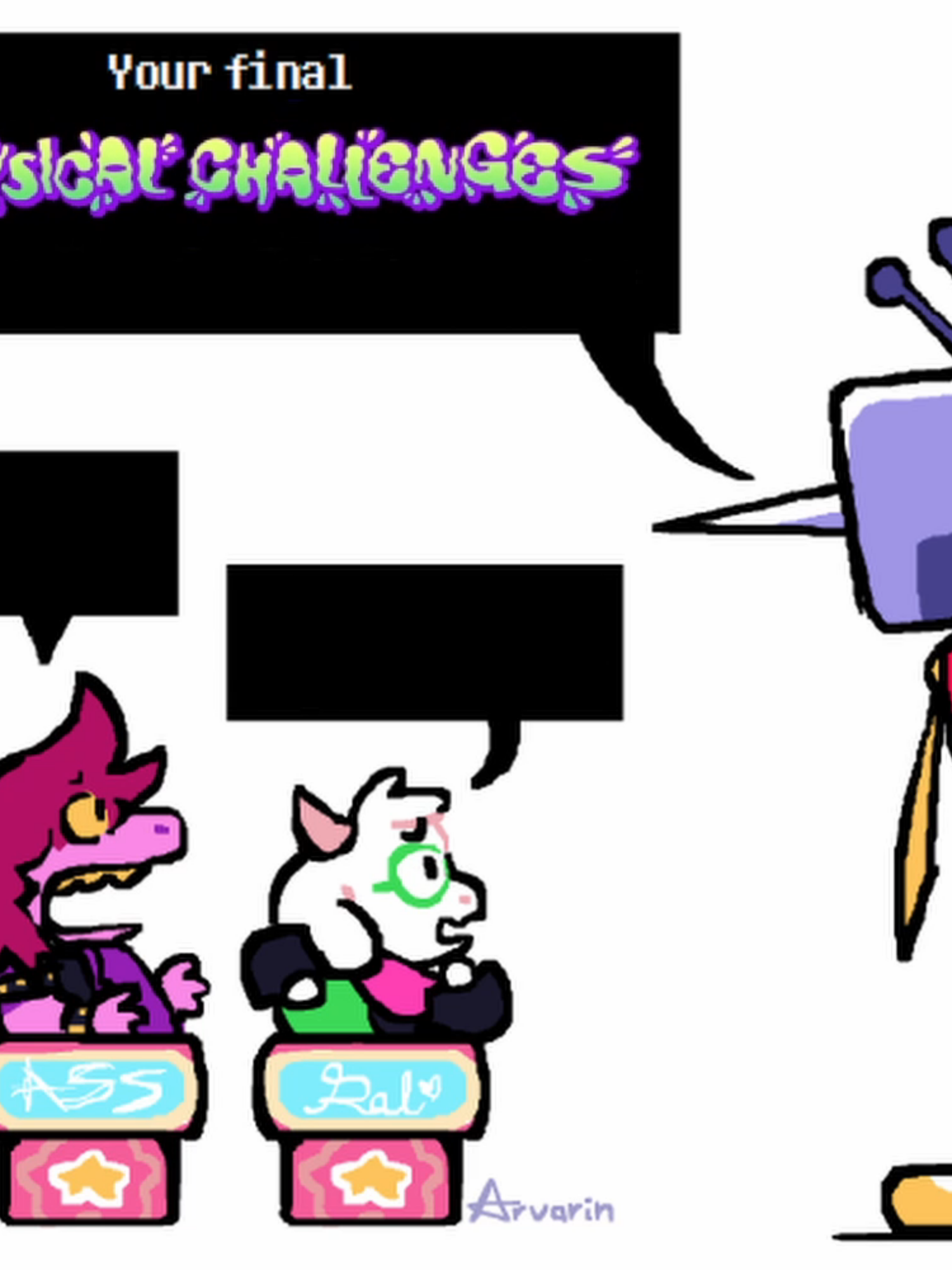 Mr. Tenna's final physical challenge!!! Art by @Arvarin_ on Twitter Voices by me #deltarune #delatrunechapter3