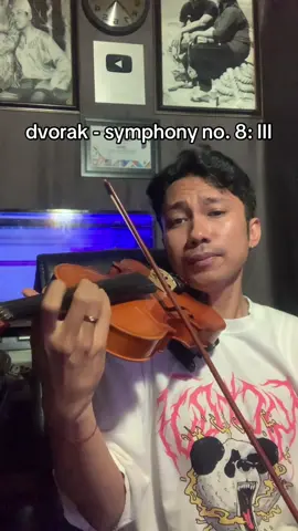 Antonin Dvorak - Symphony No. 8 in G major - 3rd Movement: Allegro Grazioso #violin #violinist #biola #music #classicalmusic #dvorak #fyp #fyppppppppppppppppppppppp #fypシ゚ 