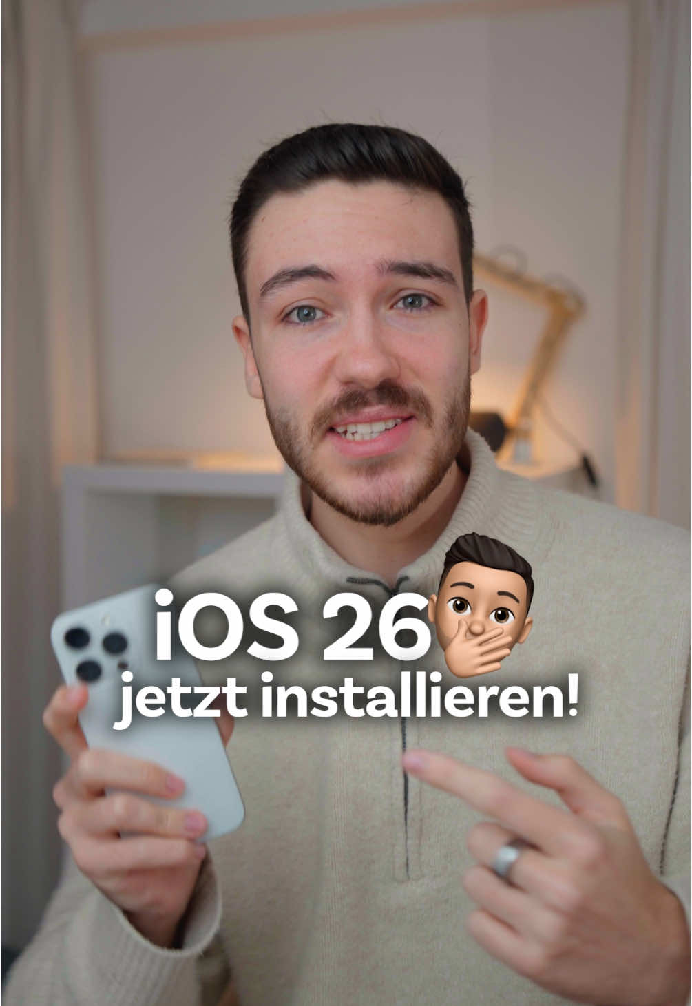 iOS 26 jetzt installieren! So geht’s🤫 | #ios26 #ios #iphone #apple #Tech #news 