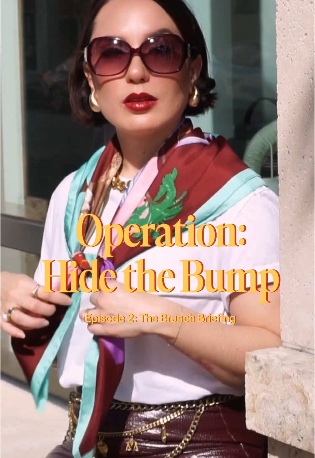 Operation Hide the Bump • Episode 2: The Brunch Briefing Clueless Slightly bloated Skirt? Unzipped in the back But you’d never know—thanks to strategic layering and Italian denial. . #OperationHideTheBump #OOTD #pregnant #pregnantlife #pregnanttiktok #PregnancyInDisguise #StyleSpy