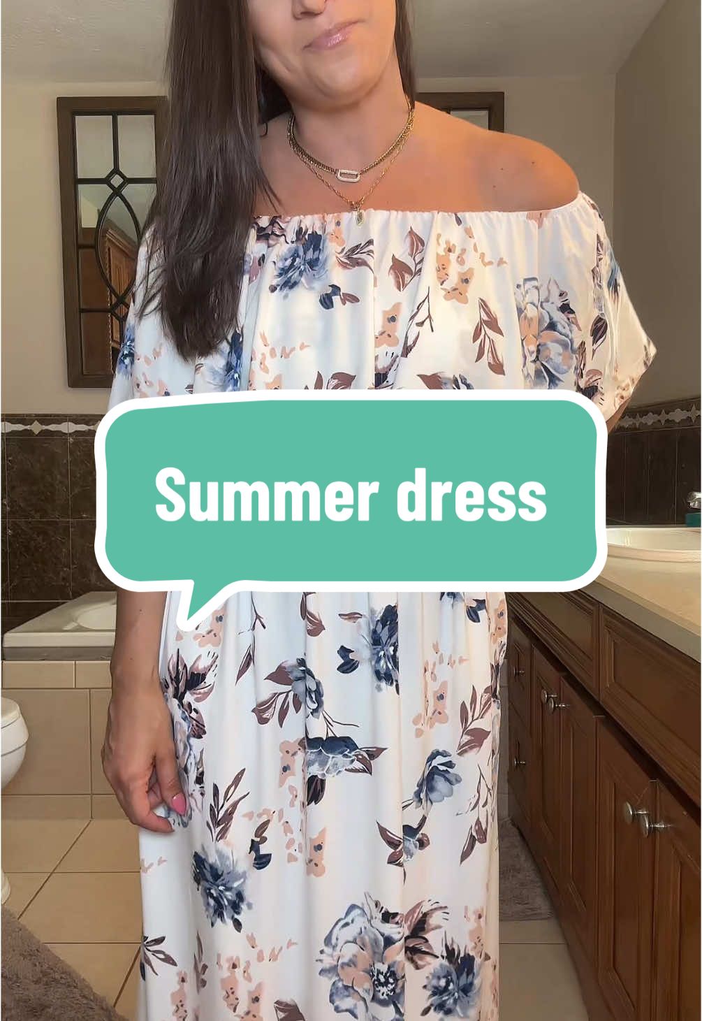 This dress is too comfy to be this gorgeous! @AUSELILY #dresses #maxidress #summerdress #casualdress #comfydress #tiktokshopcreatorpicks #tiktokshopsummerturnup 