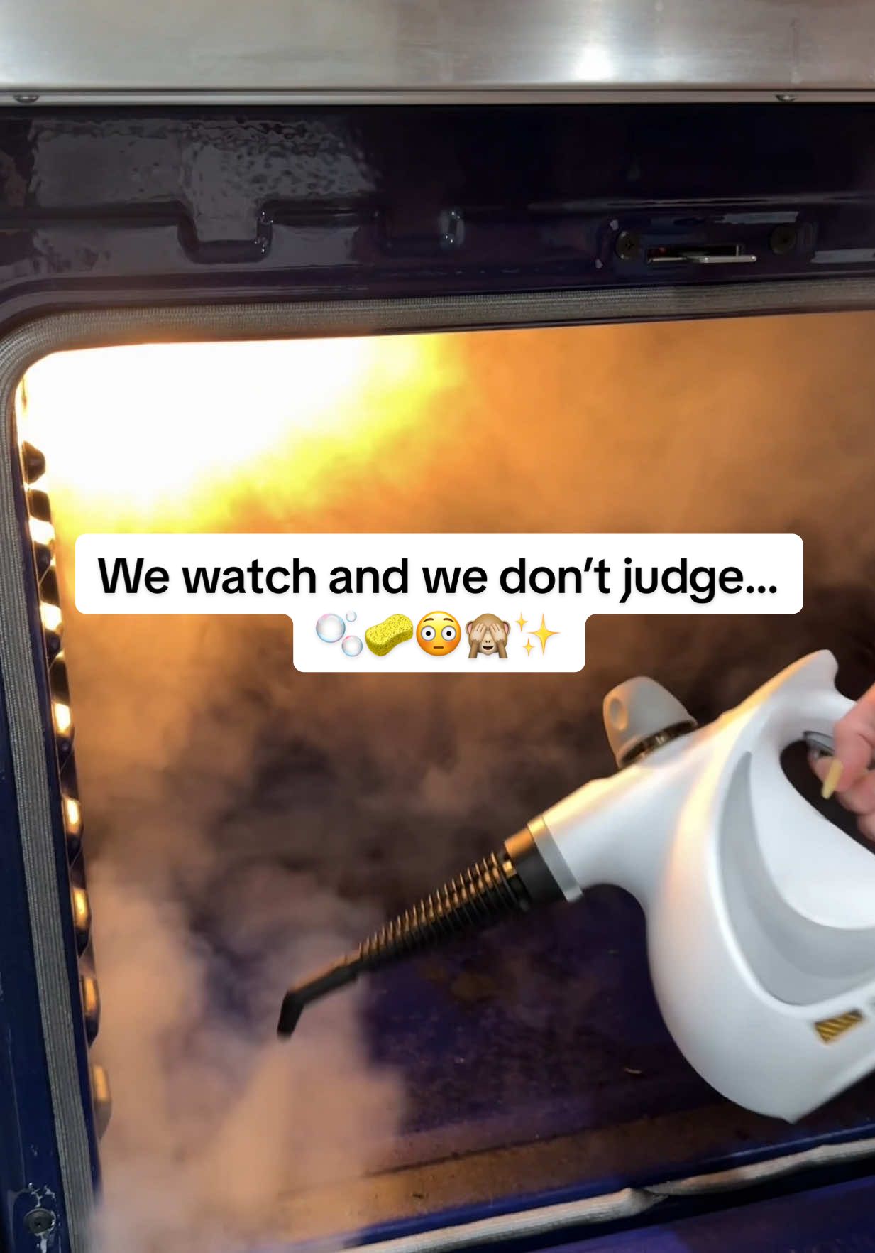 We watch and we don’t judge… 🫧🧽 The Redhut handheld steam cleaner gets a solid 10/10 from me.. This steamer is amazing and has made cleaning so much easier. The fact it’s chemical free & safe is a huge bonus!  Linking this one below and trust me you will thank me later! AND not to mention, it’s on sale right now!  #cleaning #cleaningtips #redhut #redhutsteamcleaner #cleaningmotivation #cleaninghack #cleanhome #steamcleaner #tiktokmademebuyit #tiktokshop #contentcreator #viralproducts #cleanwithme #cleaningtiktok @@redhut_global##addtocart