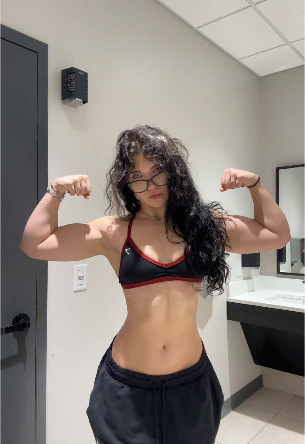 rare natalie hair sighting @Gymshark code “LUVR” #gym #GymTok #foryou 