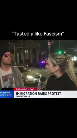 LA ICE protest interview #ice #california #iceprotest #losangeles #nationalguard 