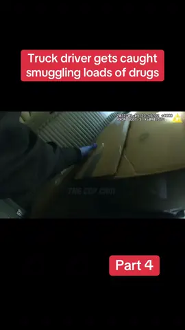 Truck driver gets caught smuggling loads of drugs #fyp #police #crime #truck 