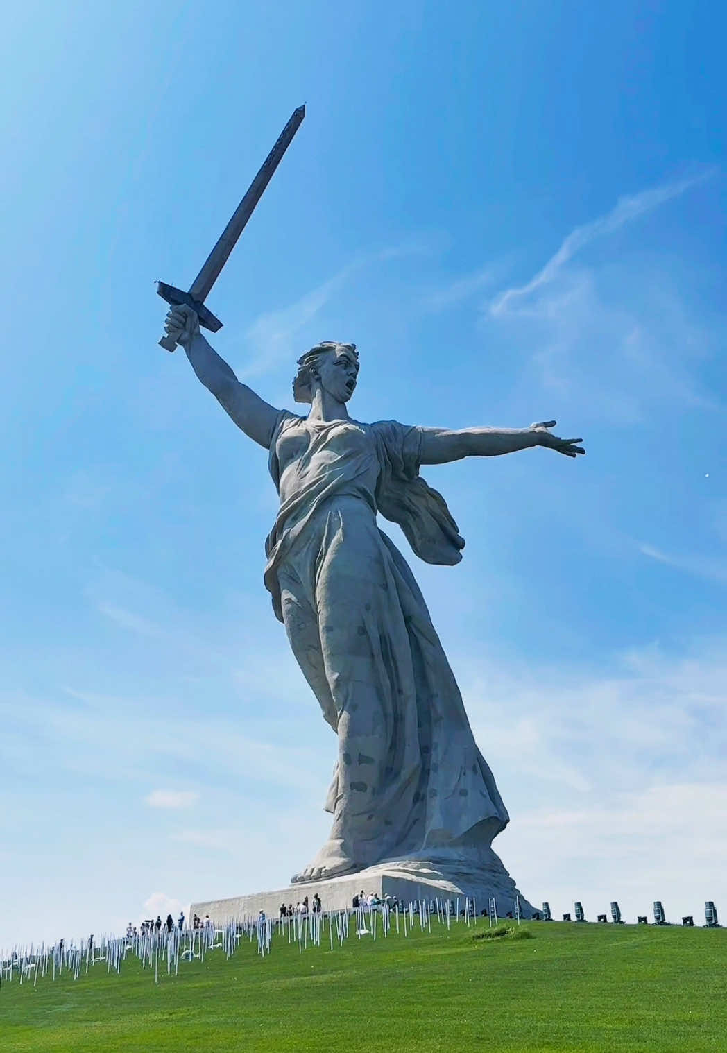 Mamaev Kurgan, Russia 😍 #travelrussia #russiangirl #russiatravel 