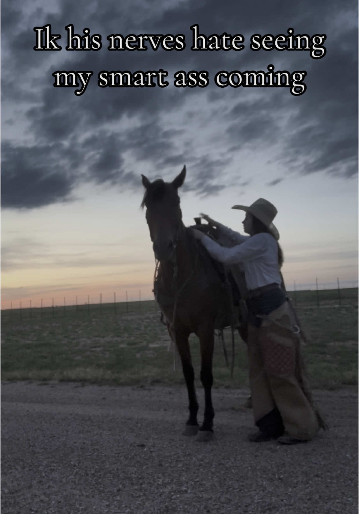 Don’t let him lie he LOVES it here 😘 @Alex Nino #hehehe #smartass #cowgal #fyp #zyxcba #lovesithere 