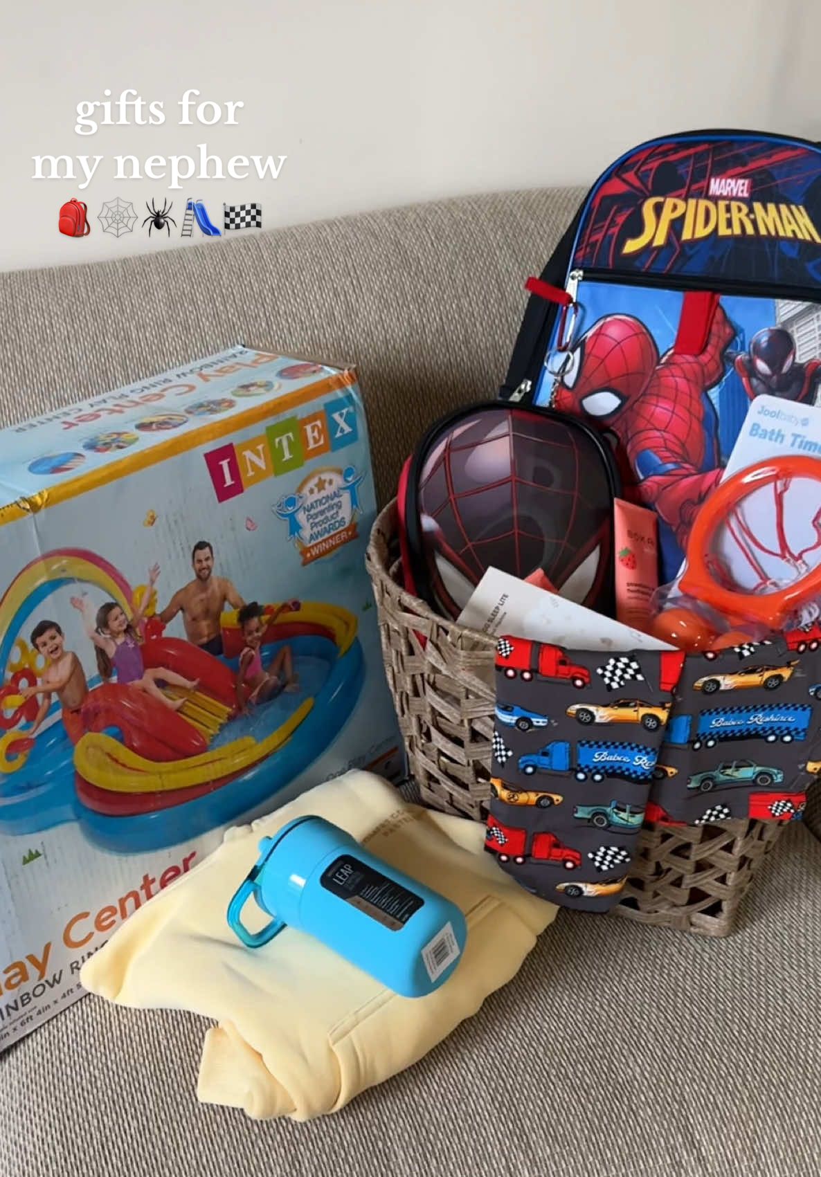spoiling my little cutie nephew because it’s been wayyyyyy too long since I’ve last seen him (everyone convince my sister to move back to the US in the comments plz) & can’t wait for him to come spend time (and have sleepovers) at my new house !!!! 🥹🧒🏽🏀🕷️🎒 • • #tiktokshopsummerturnup #tiktokshopcreatorpicks #auntie #auntlife #nephew #giftsforkids #tiktokshopkids #kidmusthaves #babynephew 