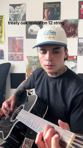 bad state of mind - treaty oak revival on 12 string @Treaty Oak Revival  #treatyoakrevival #guitarcover #fyp #fypシ 