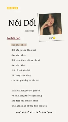 Sao phải khóc… 😔 #lyrics #nhachaymoingay #tamtrang #rap 