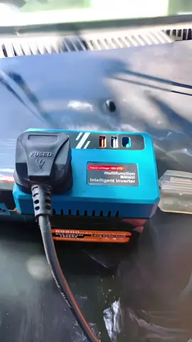 High-Power 150W #Powers #Inverter - Supports Laptops, Phones, and Home Appliances with Makita Battery Compatibility, Equipped with Overload, Short-Circuit, and Temperature Protection for Safe and Reliable Performance, Ideal for Home Backup