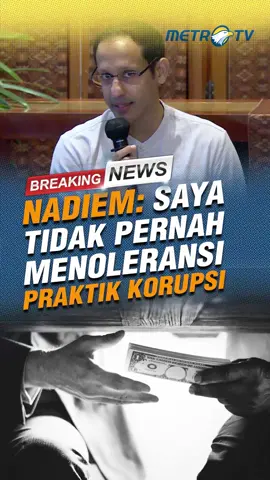 Eks Mendikbudristek Nadiem Makarim menyebut tidak pernah menoleransi praktik dalam bentuk apapun, Selasa (10/6).  #beritaterkini #tiktokberita #tiktokmetrotv #metrotv #berita #2025 #korupsi #nadiemmakarim #mendikburistek #breakingmetrotv #chromebook