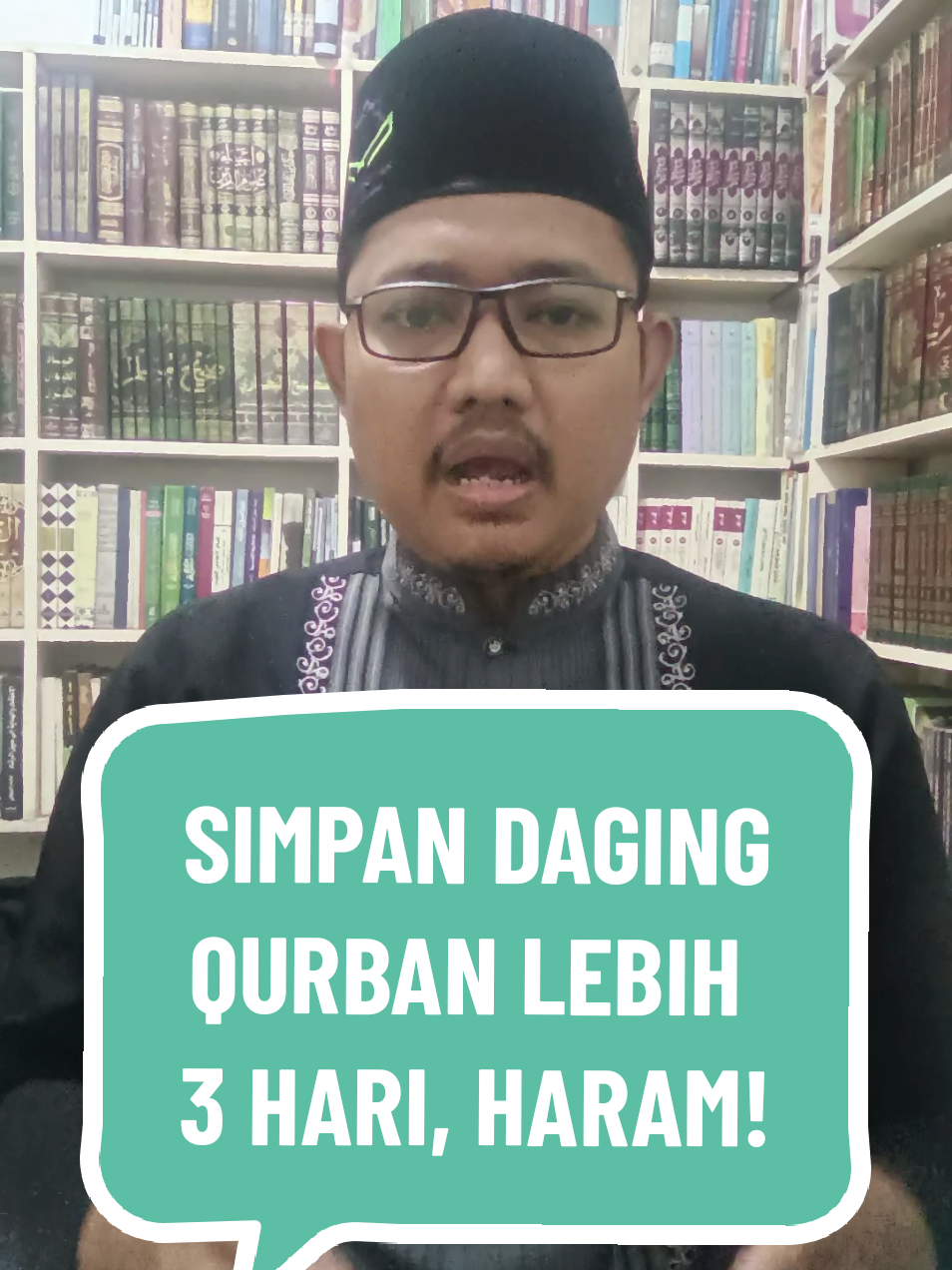 HUKUM MENYIMPAN DAGING QURBAN LEBIH DARI 3 HARI, BENARKAH HARAM? #dagingqurban #iduladha #qurban #fyp 