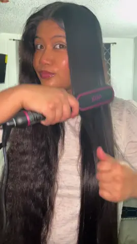 wavytalk straightener brush#hairstraighteningbrush