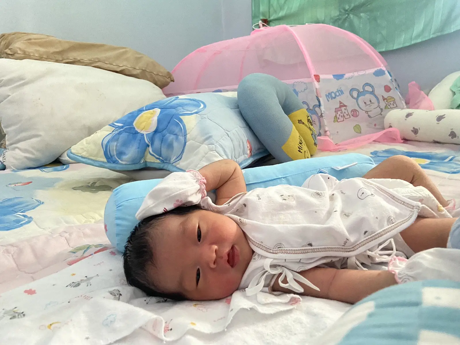 นู๋บลูเบล เลือกวันเกิดเองค่ะ ปลุกแม่ตั้งแต่ตี 1.30 เข้าโรงบาลตอนตี3กว่า เจ็บท้องนานมาก12ชั่วโมงเต็ม เกือบขิต แต่กลับมาได้ ลิ้มรสรสชาติการเป็นแม่ ทรมานขั้นสุด คลอดเองไม่ง่ายเลย แต่แม่จะเลี้ยงหนูให้ดีที่สุดน้าาา #อินู๋บลูเบล        📌บันทึกไว้ก่อน ▶️  วันเกิด 5/6/68  ◀️  คลอดเอง 13.14 น. ⏺️  น้ำหนัก 3,074 g. 🔼  ความสูง 50 ซ. 🔽  รอบหัว 31 ซ. #ลูกสาวคนแรก❤️ 