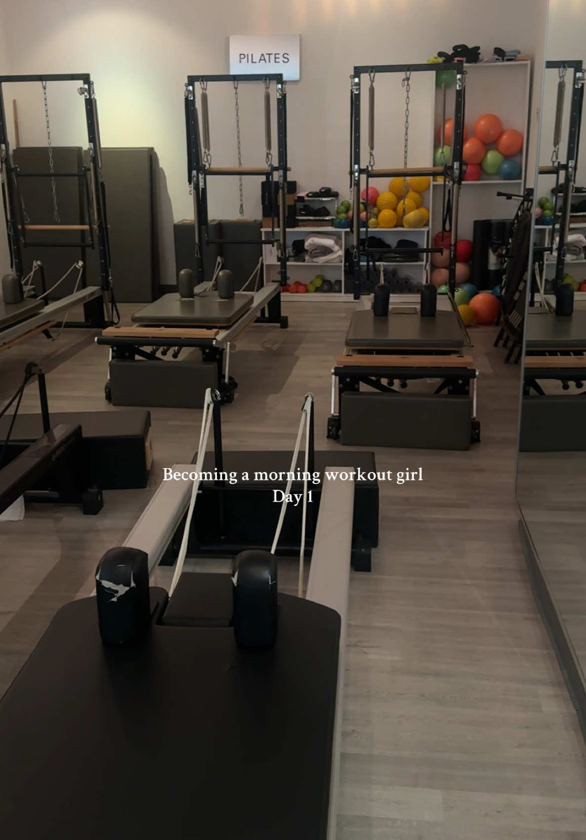 Day 1 of being a fitness influencer #nyc #pilates #workoutroutine #morningvlog #diml 