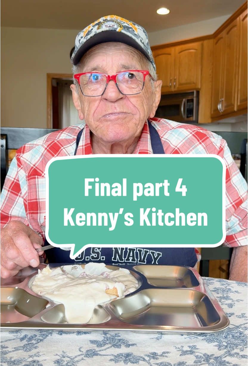 Final part 4 of 4 of Kenny’s Kitchen, Chipped Beef! Missed the other parts? Full video in bio! #patriotickenny #kennyskitchen #senior #seniors 