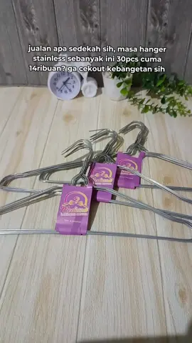 Kapan dan dimana lagi beli hanger stainless 30pcs cuma 14ribuan, cuma disini!!! gas cekout #hangerstainless #gantunganbaju #hangerkawat #hangerbajumurah #gantunganbajustainless #belilokal 