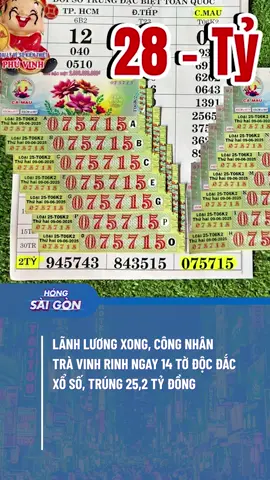 May Mắn Bất Ngờ: Công Nhân Xây Dựng Ở Trà Vinh Trúng Cả Chục Tỷ Nhờ Vé Số Độc Đắc #HongSaiGon #ManEnt #fyp #svg #tiktoknews