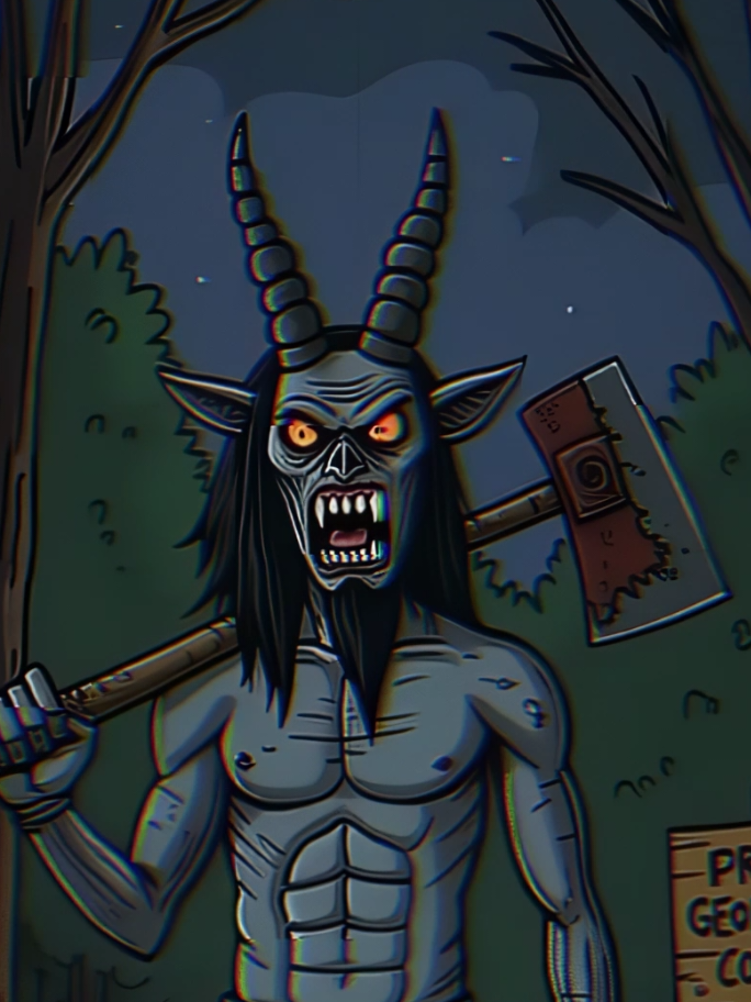The goat man 🐐 #scary #storytime #animation #drawings #DidYouKnow 
