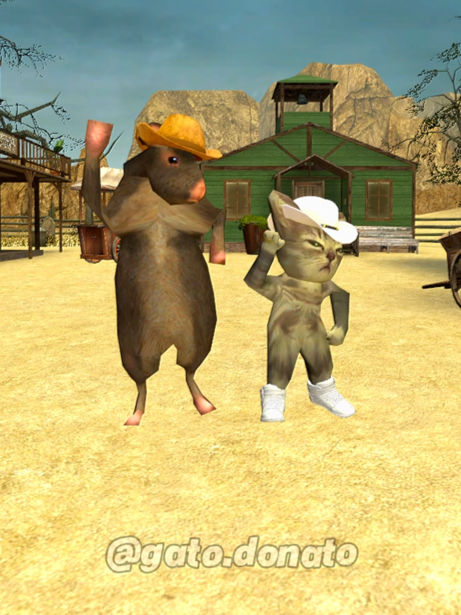 El Tucanazo #gatodonato #gato #rato #cat #rat #musica #dança #gmod