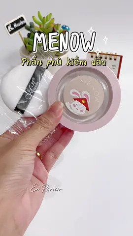 Phấn phủ Menow kiềm dầu #phanphukiemdau #menow #lamdep #reviewlamdep #viral 