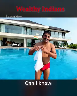Indian Rich Man #singapore #rubbishtruck #india #ruppiah #luxurylife #ai