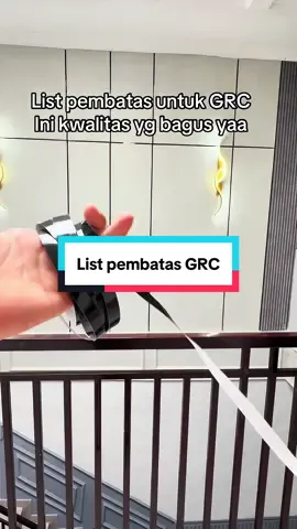 Ini dia list pembatas dinding GRC yg aku pake, ini kwalitas yang bagus ya sudah bisa langsung di tempel ke dinding grc kalian #fypシ゚ #ranilara #grcboard #grcboard #makeoverkamar 