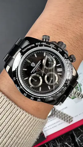 Pagani Design Daytona Quartt - Dây 316L - Black - 40MM - Seiko VK63 - PD 1644 -    #donghonam #xh 