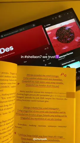 #sheilaon7 song hits different💘 #lyricsvideo #books 