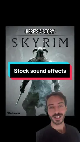 Stock sounds make me Wilhelm scream 😤 / / / #audio #sound #design #videogame #game #games #skyrim #theelderscrolls #oblivion #stock #education #movie #movies