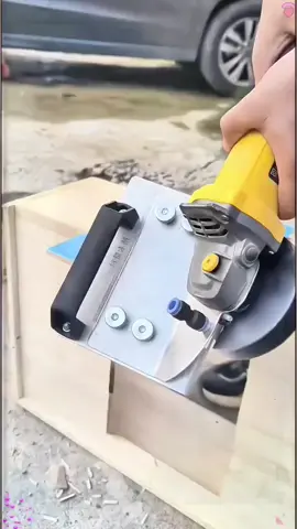 45 Degree Angle Guide Grinder Cutter. Perfect for tiles cutting. #Grinder #construction #fyp #foryou 
