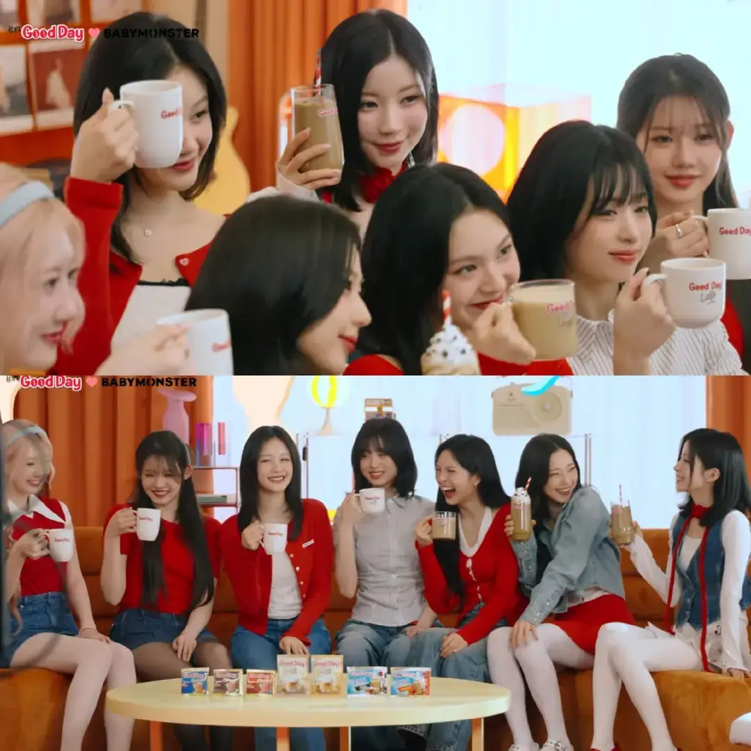 BABYMONSTER becomes Good Day’s brand ambassador! ☕ — THEY ALL LOOK SO PETTY OMG!! SEEING RAMI MAKES ME SO HAPPY 😭 #BABYMONSTER #베이비몬스터 