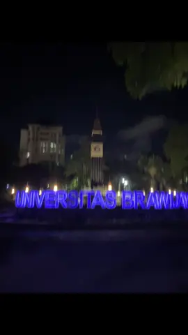 romantizing ub at night💙 #ub #universitasbrawijaya