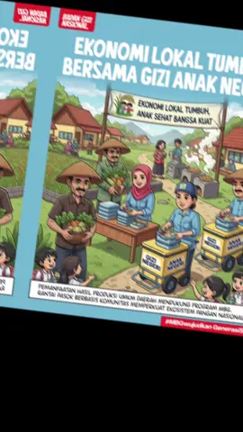 Program makan bergizi gratis untuk meningkatkan kualitas smber daya manusia melalui penguatn gizi bagi ank sekolah, yg juga bertujuan untuk memberdayakan UMKM dan ekonomi kerakyatan, serta mndorong pertumbuhan ekonomi. Lanjutkan MBG #MBGWujudkanGenerasiHebat 