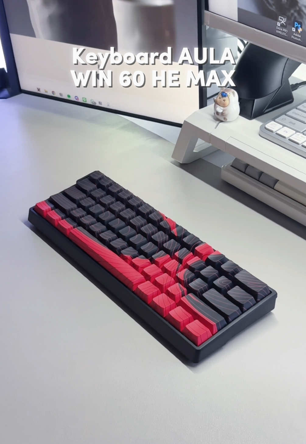 lagi ada promo! AULA WIN60/68 HE Keyboard Mechanical Magnetic Switch #aula #keyboardasmr #keyboard #gamingkeyboard #aulawin60 