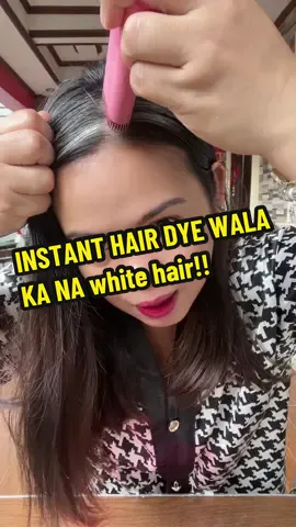 Did you know that in seconds your white hair will vanished #instanthairdye #hairdye 