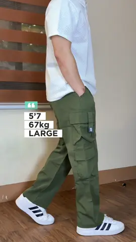 Straight Cut Cargo Pants na swak sa kahit anong outfit ba ang hanap mo?baka eto na yun💯✅ #cargopants #straightcutpants #pantsformen #cargo #creatorsearchinsights 