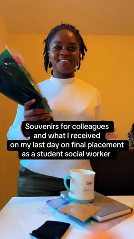 Did I do a good job with my choice of gifts?🥰#placement #socialworkplacement #newlyqualifiedsocialworker #cameroontiktok🇨🇲 #fyp #videoviral #socialworkstudents #goviral #souvenir #uktiktok 