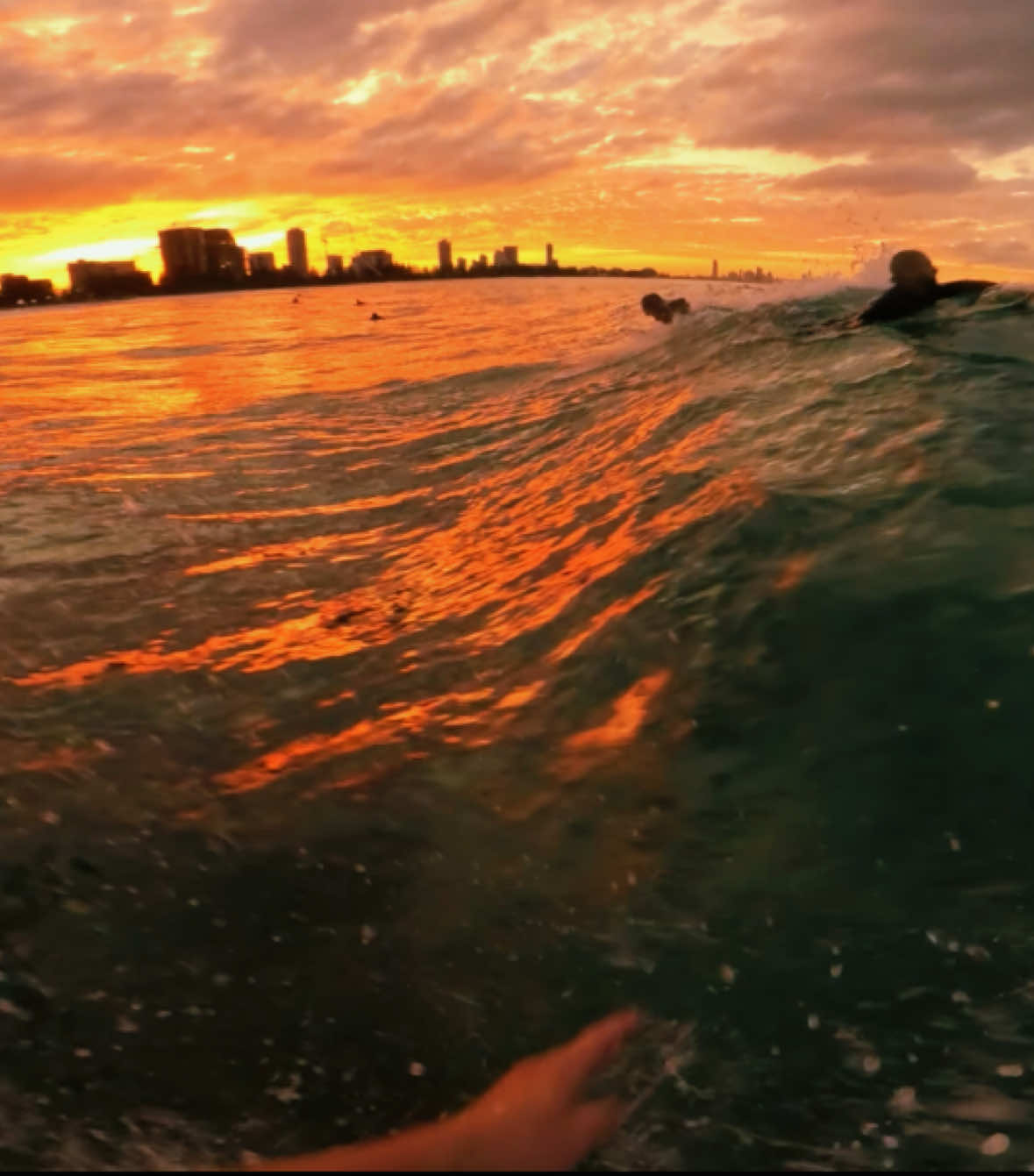 Stunning sunset wave shared with @mitchhazz.                #surf #waves #beach #clean #glassy #sunset #beautiful #fun #surflife #beachlife #beachsunset #goldcoast #sunsetvibes #surfer