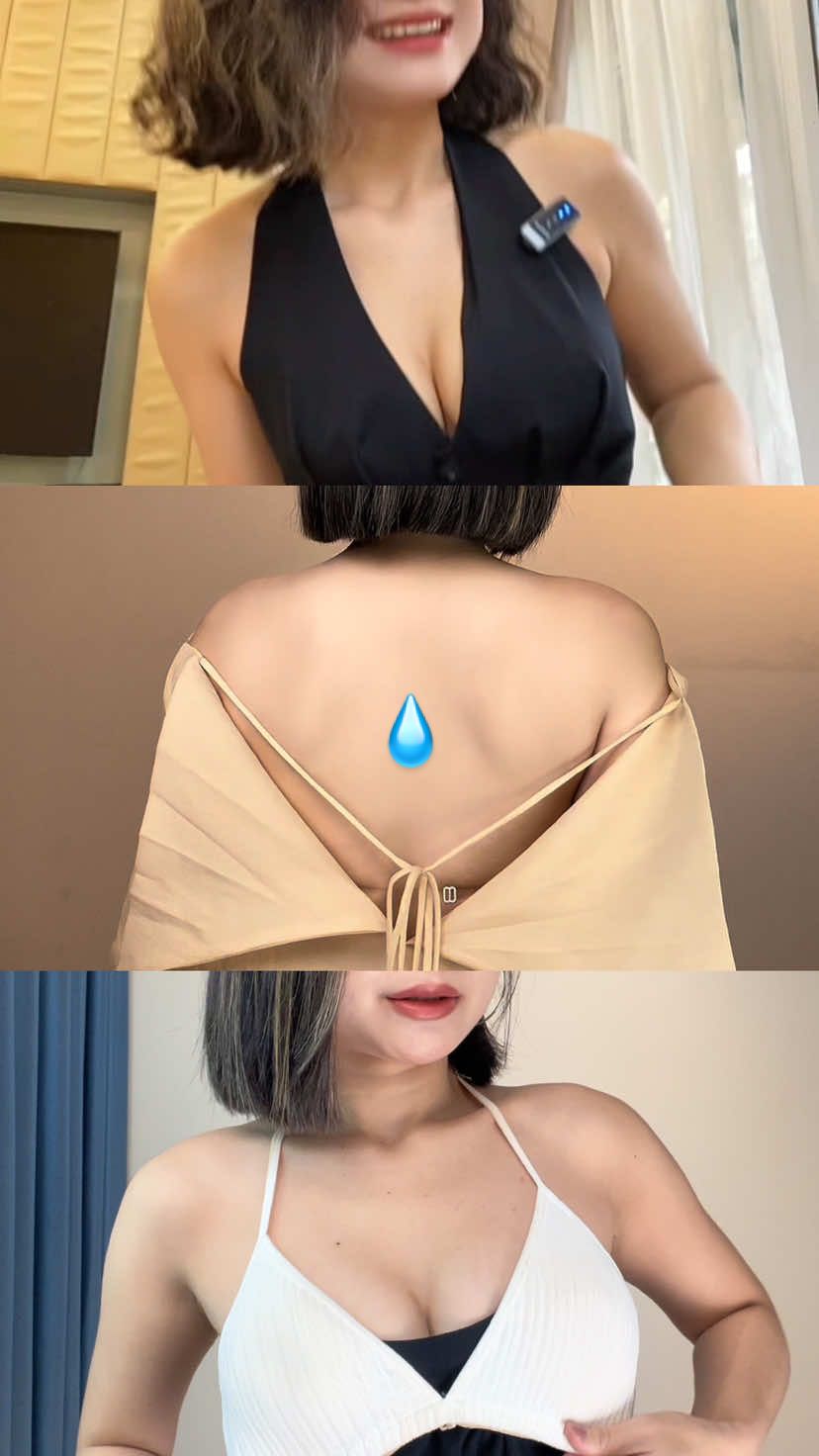 Áo dán gom 👙💧mới về loại có thêm lỗ thoáng nhẹ luôn #emxinh #visecretbra #ngoc_guthoaimai #thoitrangcongso #ngoctocxu #tiktokshopthoitrend 