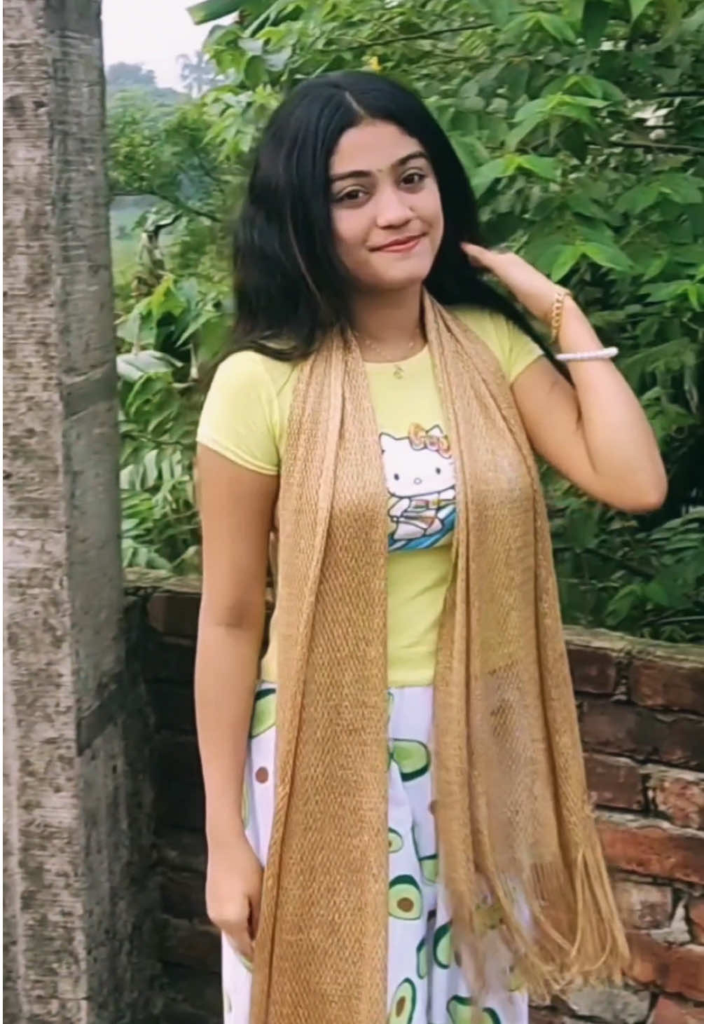 Simple dress! Natural look 👀💚#tiktok #capcut #foryou #viral #highlight 