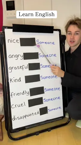 Disappointed → Someone??  (English lesson) #englishlesson #englishteacher #learnenglish #englishtips #ingles #ESL