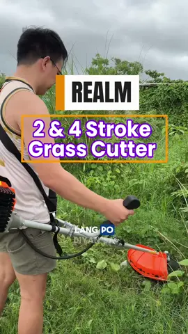 REALM GRASS CUTTER 2/4 Stroke 5200W 52cc Gas Engine Grass Cutter #grasscutter #grasscuttermachine #grasscutting #gasolinegrasscutter #lownmower #mower #grasscutterblade #gardening #landscaping #backyardlandscape #frontyardlandscaping #grass #realm #markdmart 