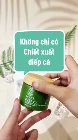 Mặt nạ diếp cá IGREEN, không chỉ có chiết xuất diếp cá, còn có cả những thành phần khác giúp hỗ trợ gom khô cồi mụn, giảm thâm. #maskdiepca #maskdiepcaigreen #matnadiepcaigreen #matnadiepca #igreen 