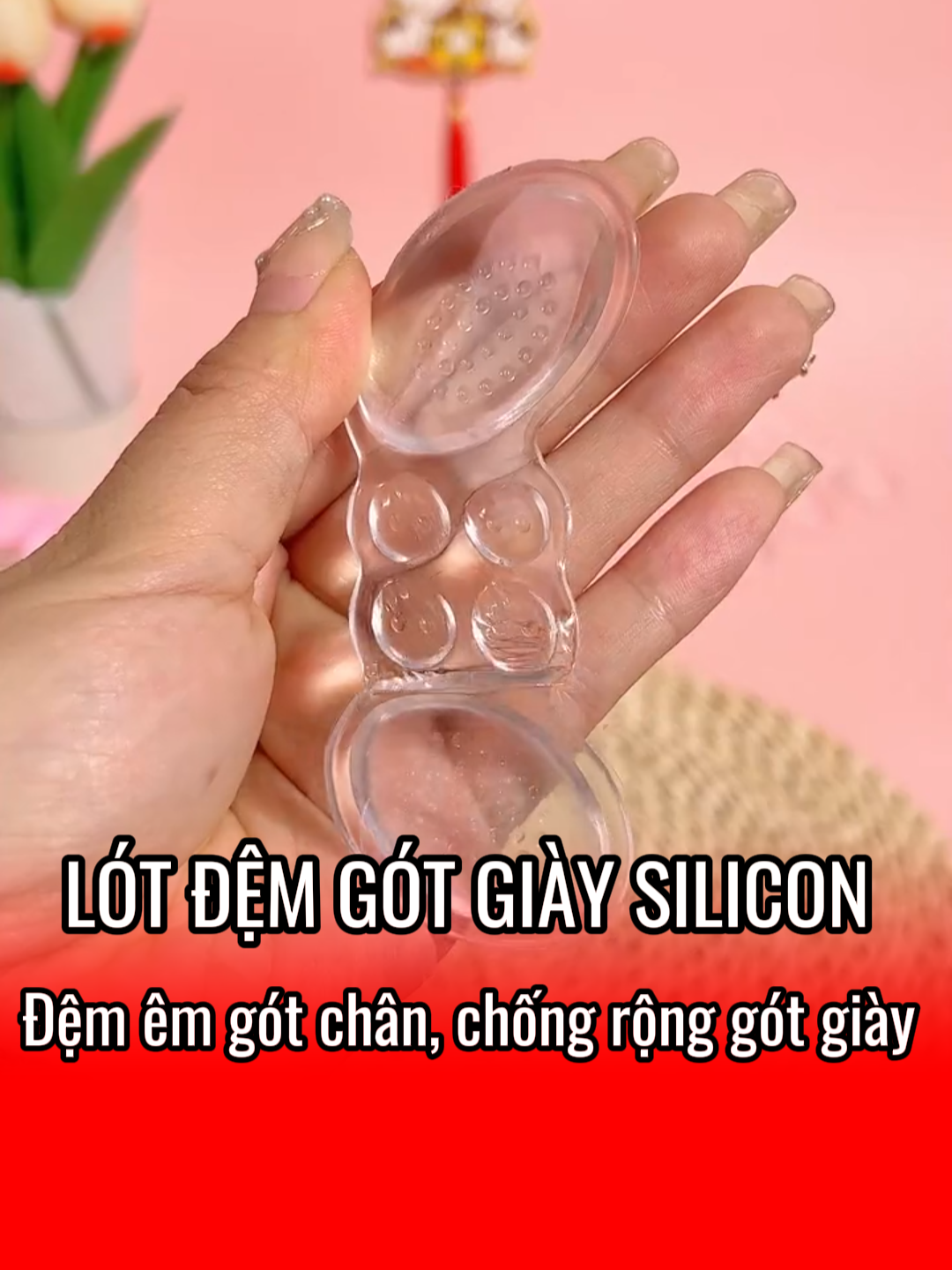 Lót đệm gót giày silicon đệm êm gót chân, chống rộng gót giày #minsu #lotgiay #lotgiaycaogot #lotdemgotgiay #lotgiaychongrong #lotgiaysilicon