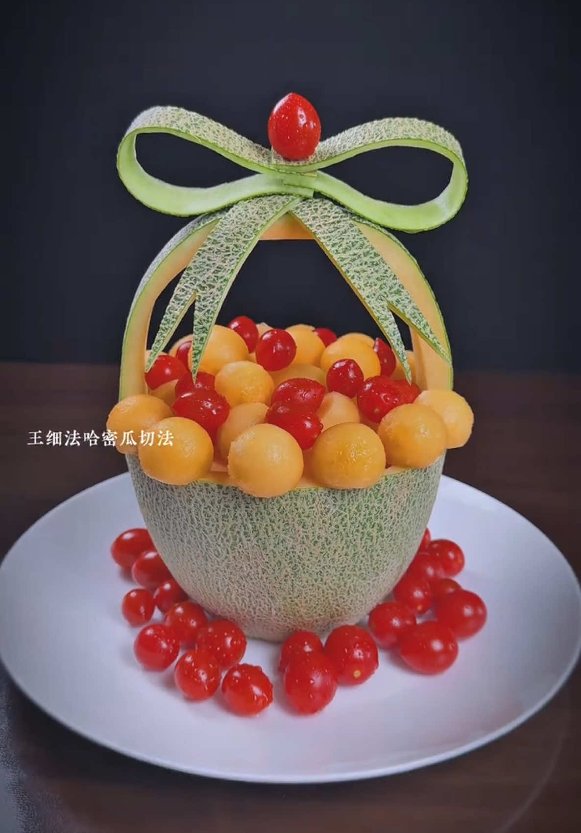 Rock melon platter😍😍😍 #fyp #tiktok #good #fun #chef #funny #awesome #food #skills #master #amazing #Love #girl #cake #respect #cool #👍 