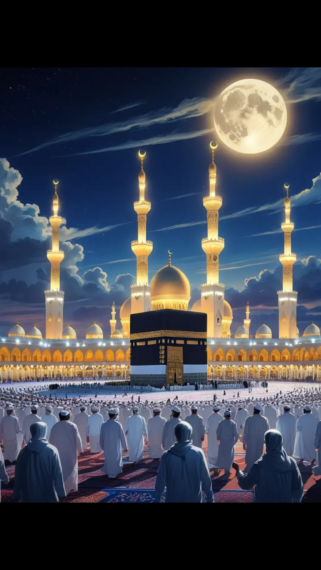 This image captures the majestic beauty of Masjid al-Nabawi, the Prophet's Mosque, located in the holy city of Madina. The iconic green dome marks the resting place of the Prophet Muhammad (PBUH). Surrounded by elegant minarets, the mosque's stunning architecture is illuminated under a clear blue sky. The expansive marble courtyard reflects the soft sunlight, creating a serene and spiritual atmosphere. Pilgrims are seen peacefully walking and praying, symbolizing the unity and devotion of Muslims from around the world. This sacred site is not only an architectural masterpiece but also a place of deep reverence and tranquility. #unfrezzmyaccount  #viral  #trading  #naatstatus  #mashallah  #foryou  #unfreez 
